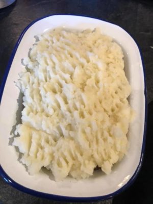 fluffy mashed potato