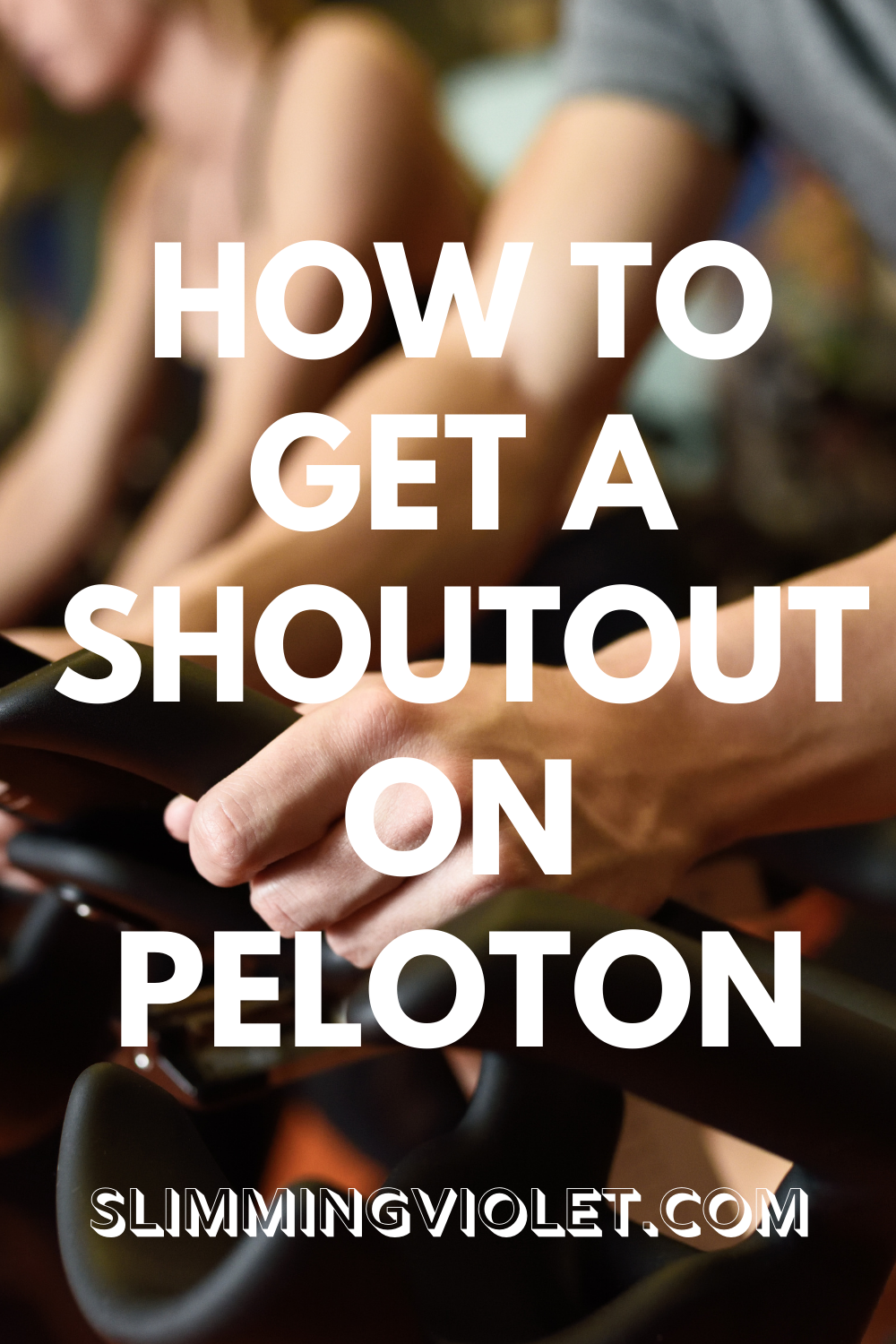 how to get a shoutout on peloton pin