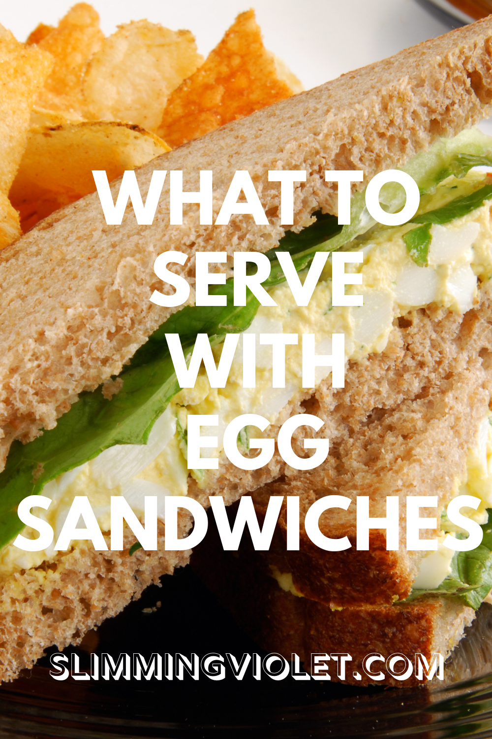 what to serve with egg sandwiches pin