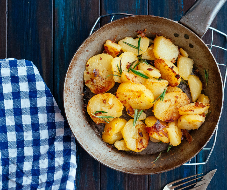 ghee roast potatoes