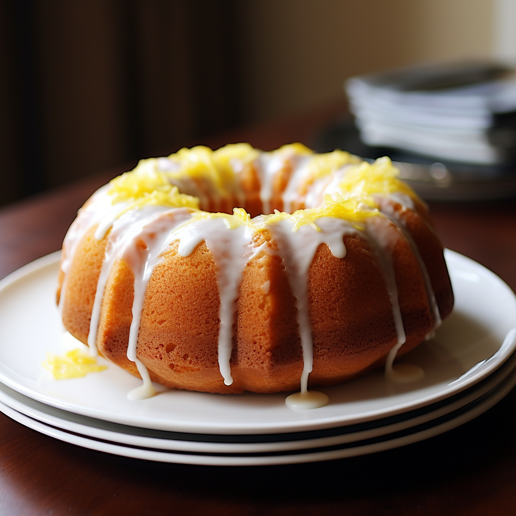 lemon bundt cake