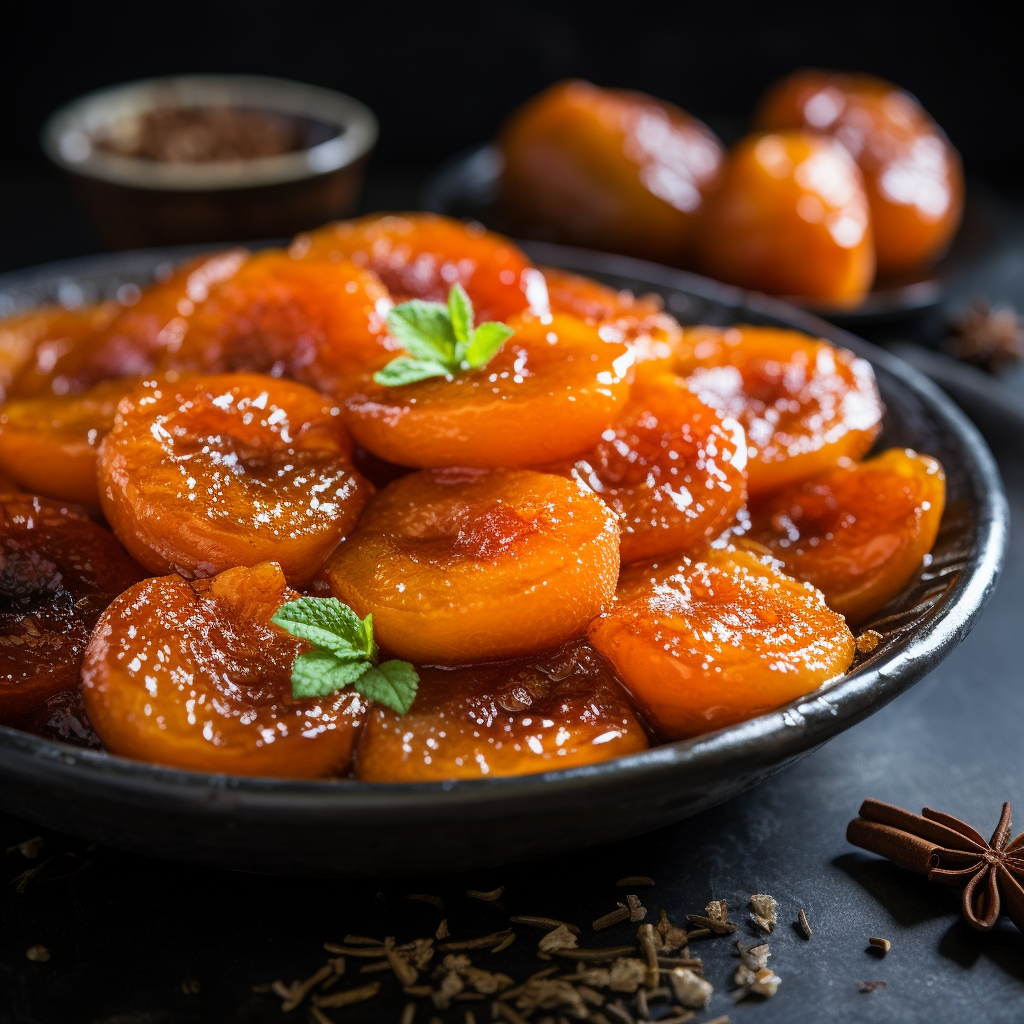 spiced apricots