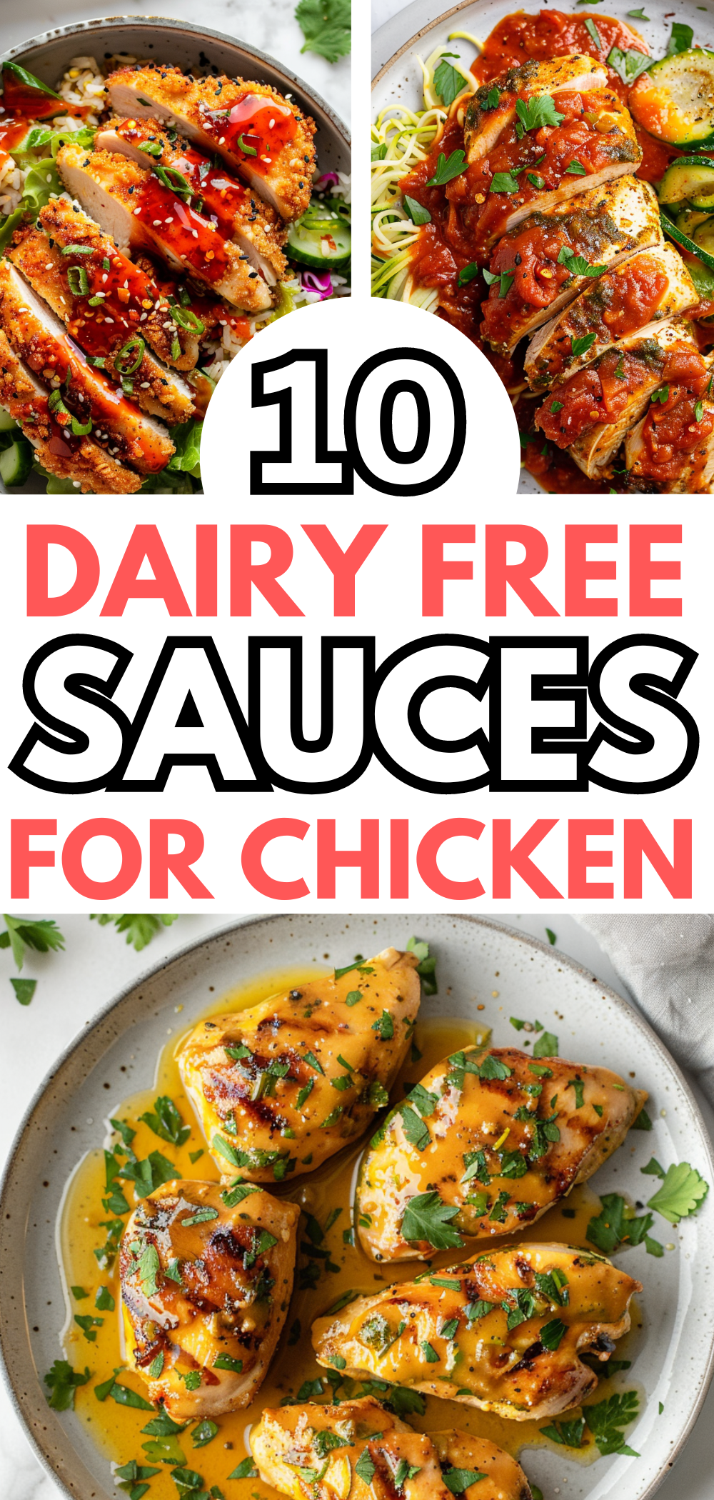 10 dairy free sauces for chicken
