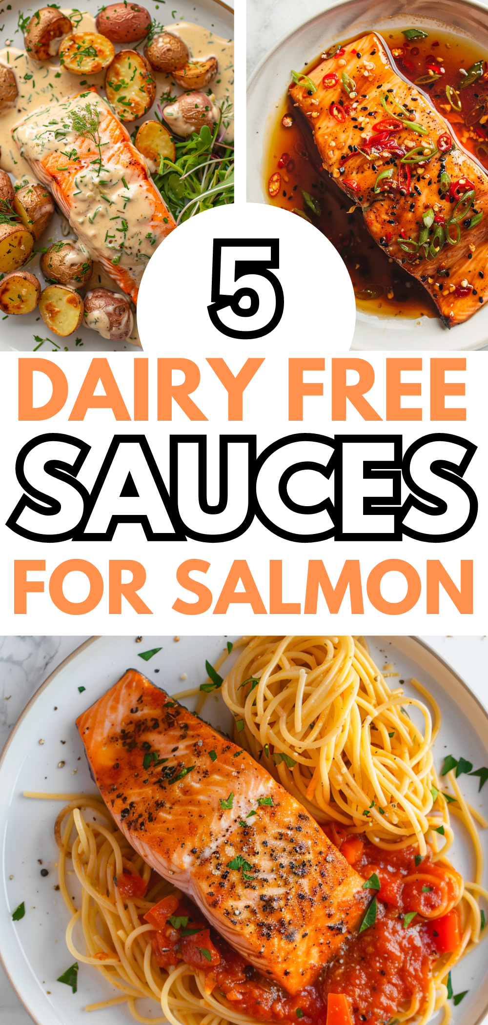 5 Dairy Free Sauces for Salmon