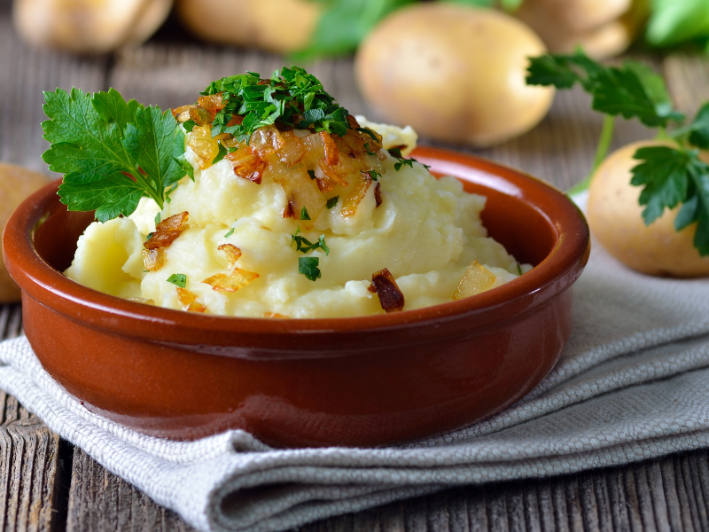 mashed potatoes