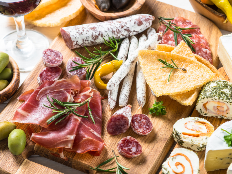 meat cheese board
