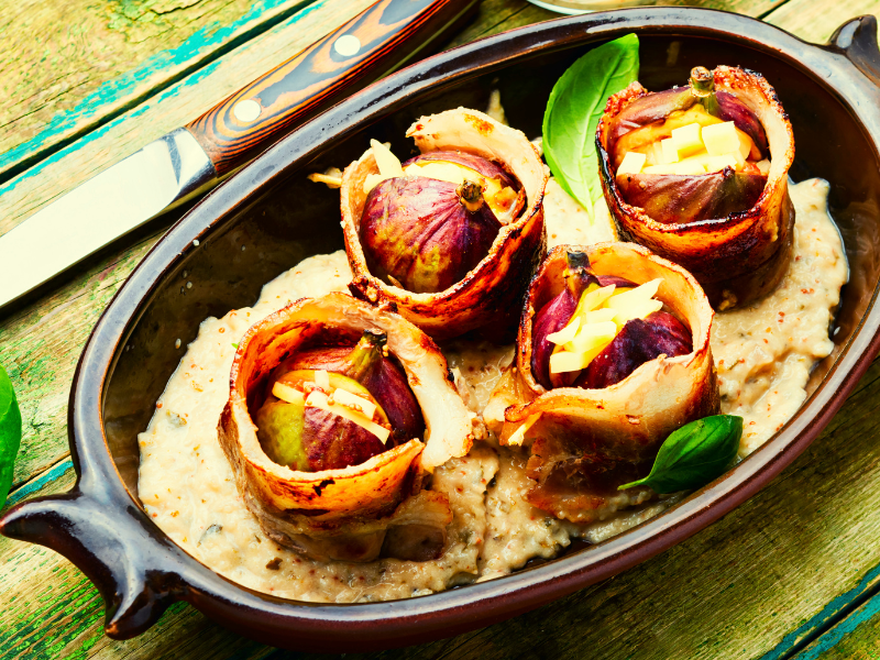 roasted figs