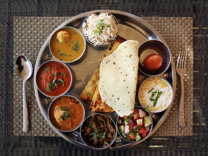 indian sauce tray