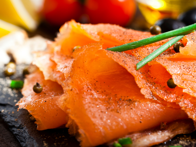 smoked salmon