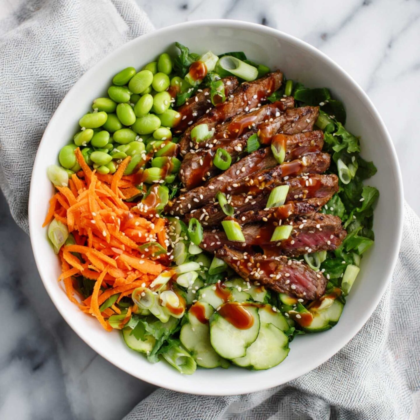 asian inspired steak salad