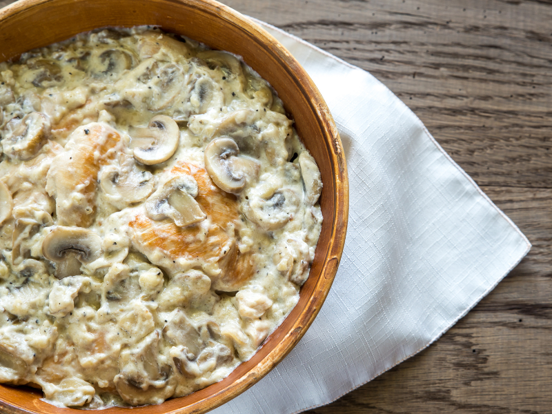 creamy garlic chicken