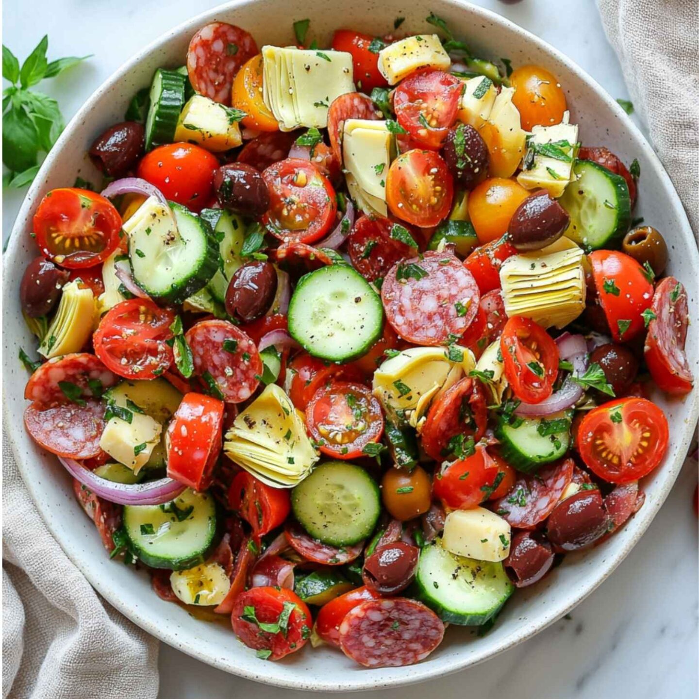 keto antipasto salad
