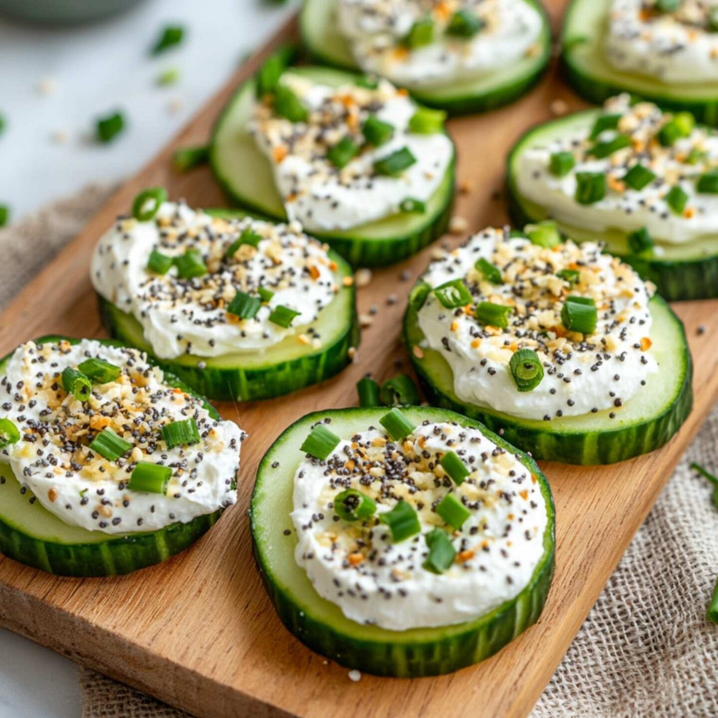 keto cucumber bites