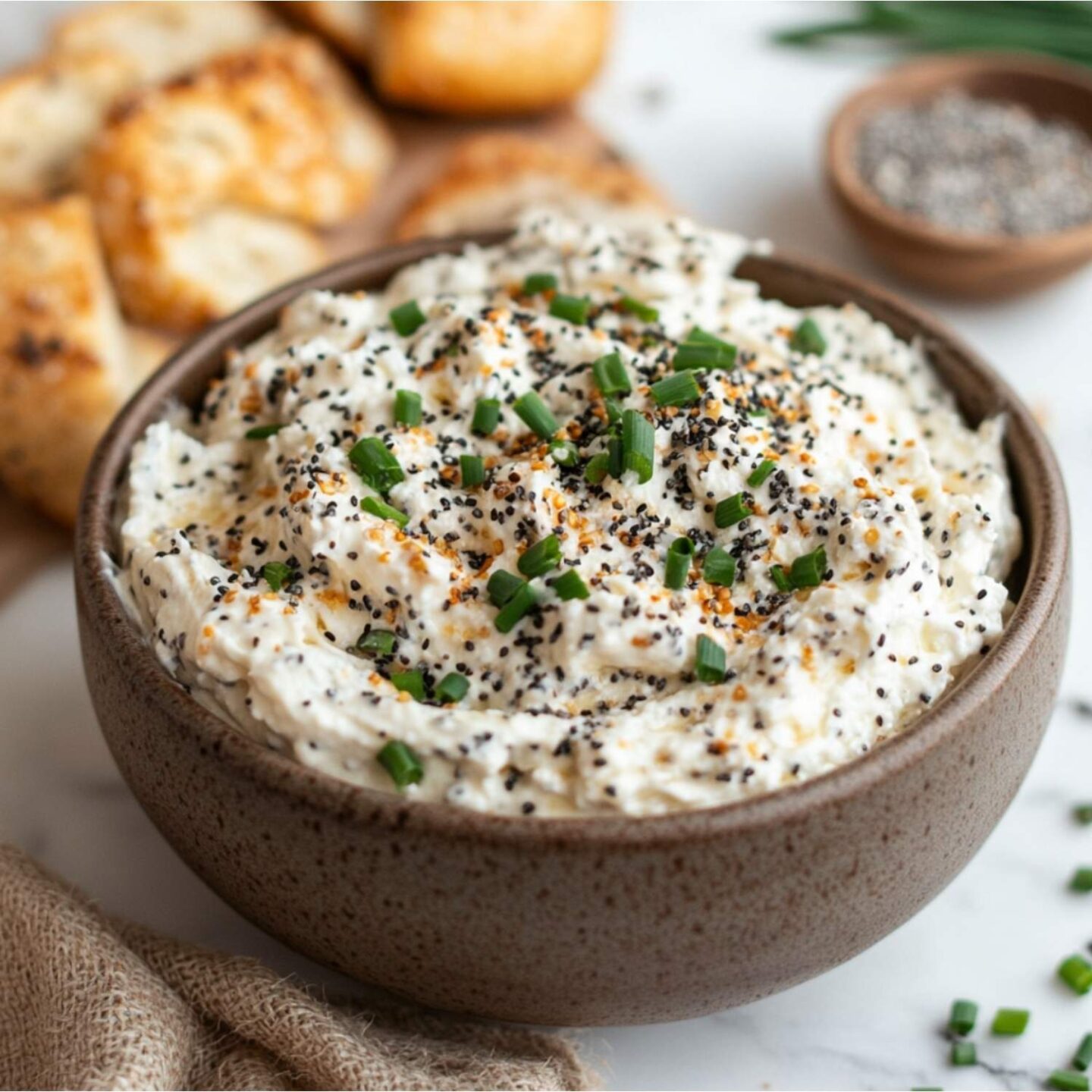 keto everything bagel dip
