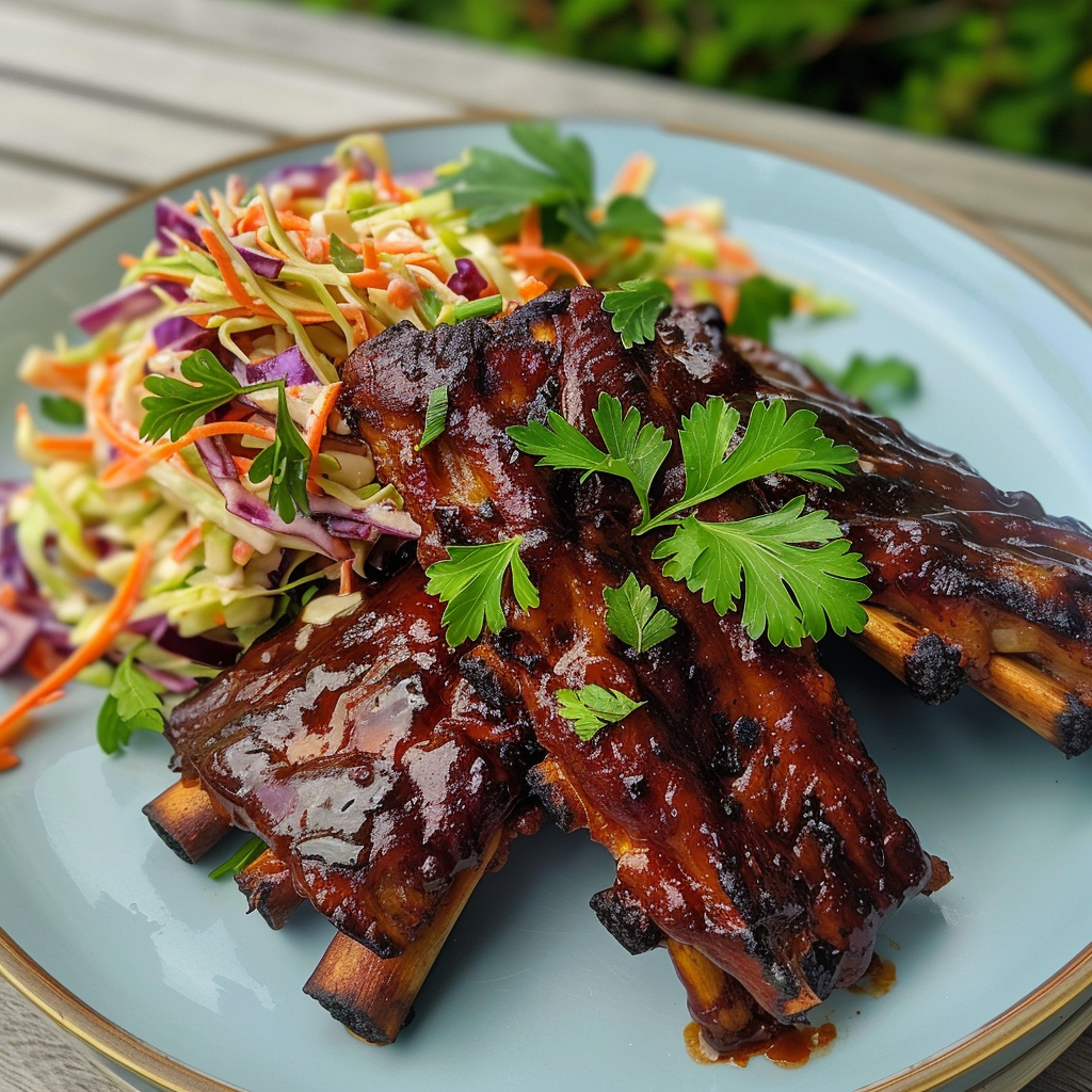 coleslaw with ribs