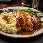 hunters chicken with mash