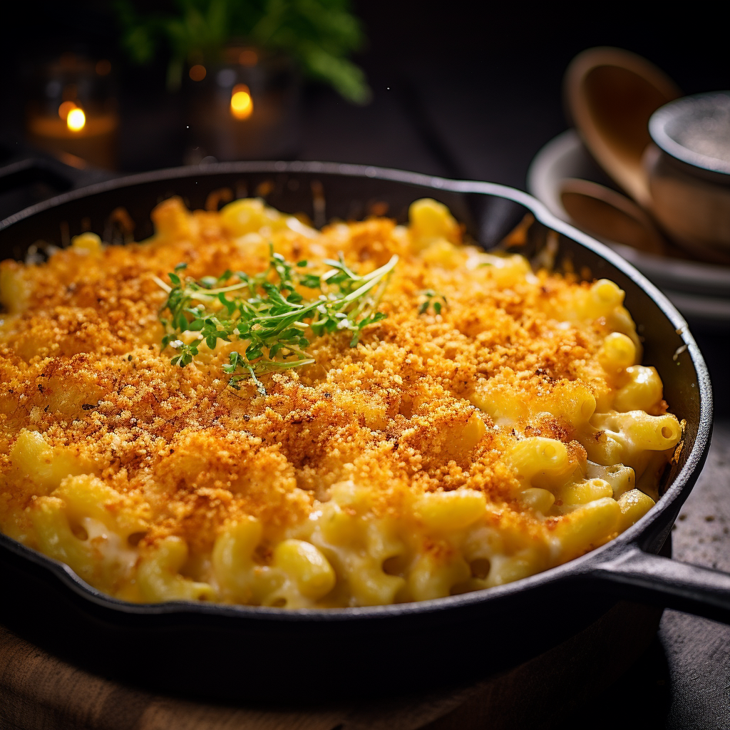 mac and cheese with breadcrumbs
