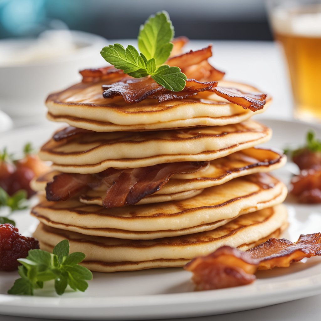 pancakes and bacon