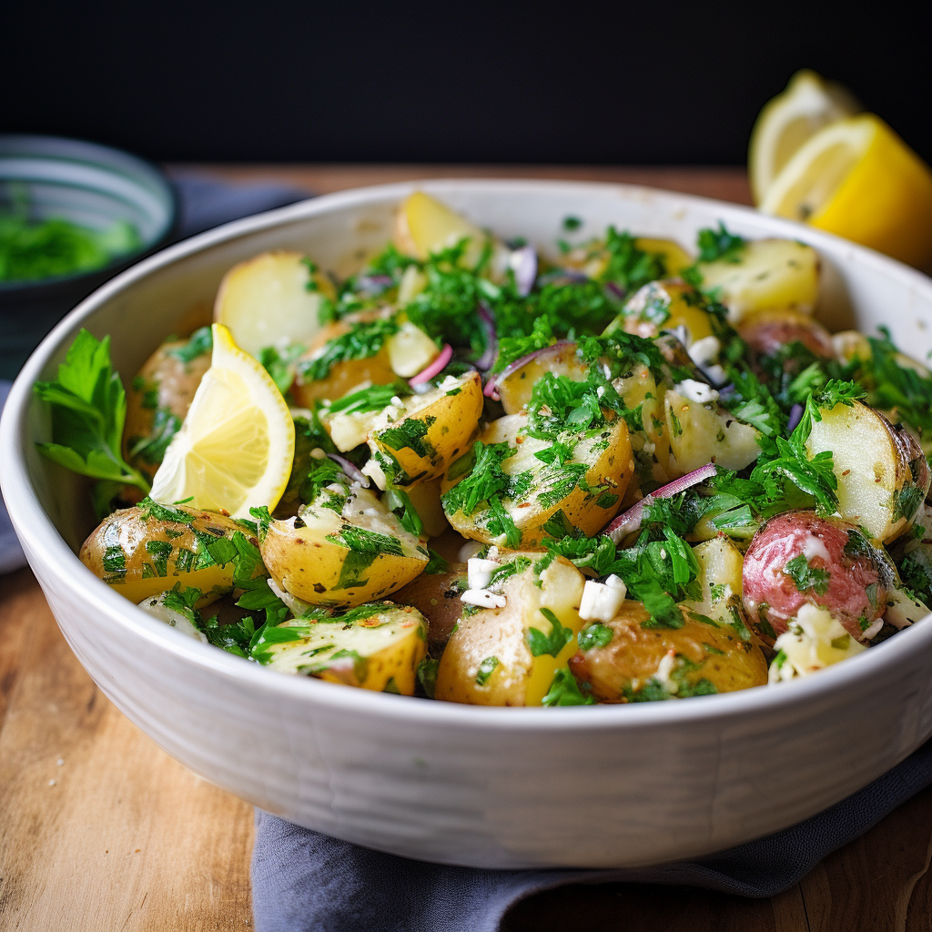 lemon potato salad