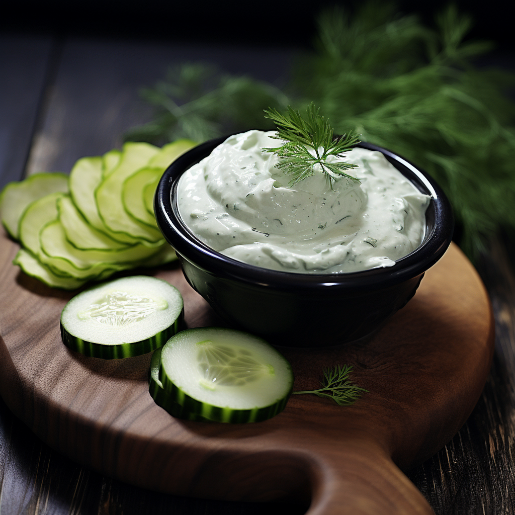 yoghurt cucumber dip