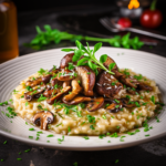 mushroom risotto