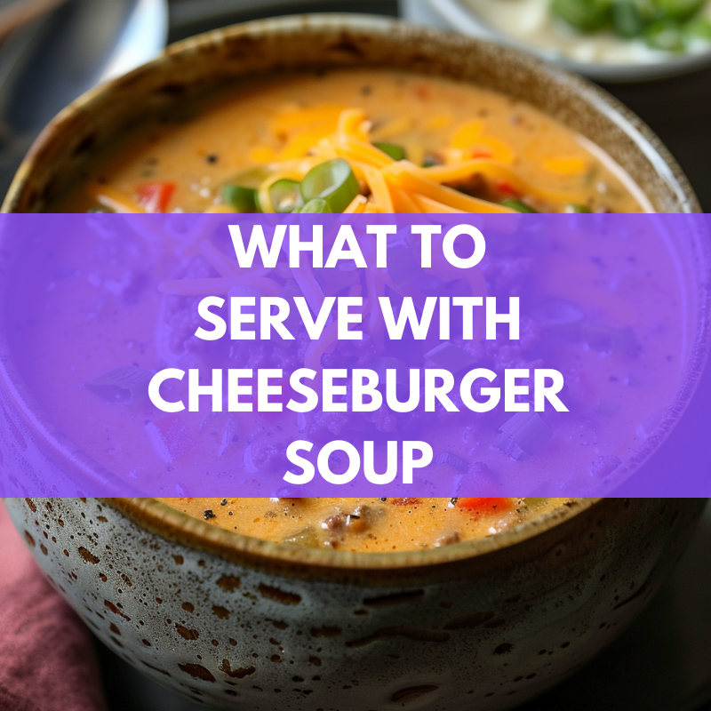 what to serve with cheeseburger soup