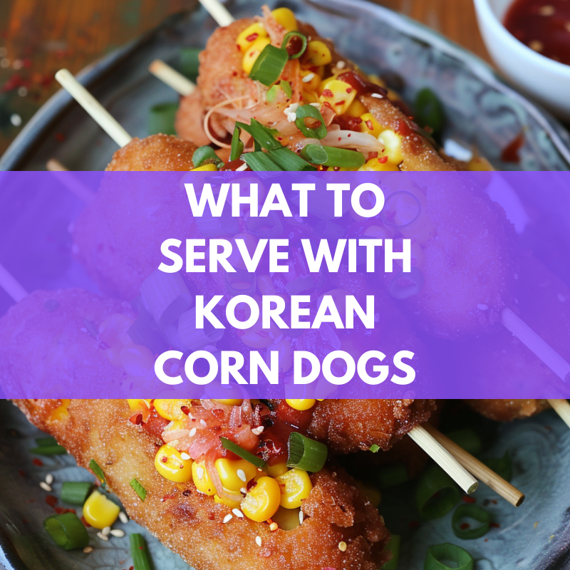what to serve with korean corn dogs