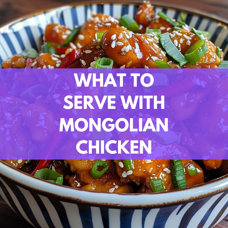 what to serve with mongolian chicken
