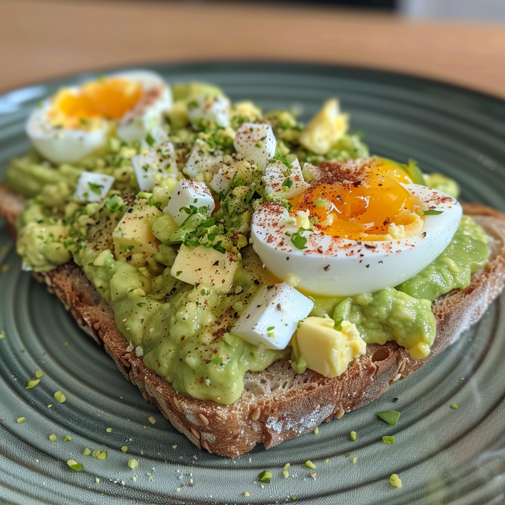 avocado toast with egg