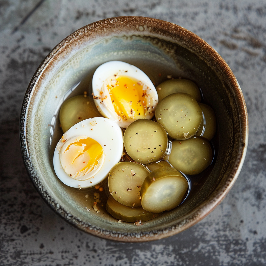 pickled eggs