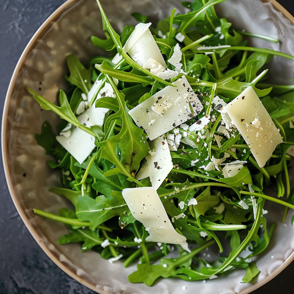 rocket parmesan salad