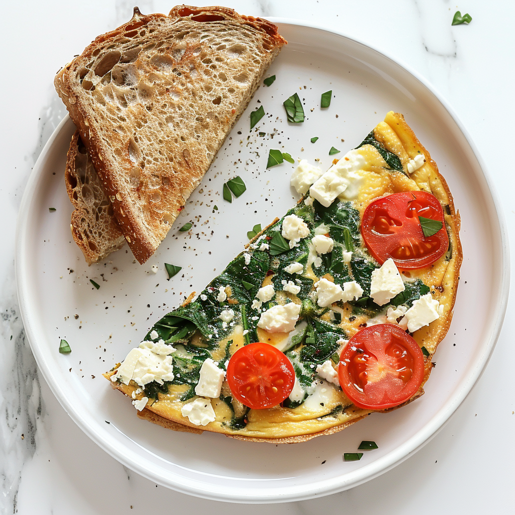 spinach frittata