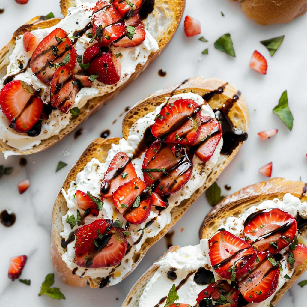 4th july breakfast bruschetta