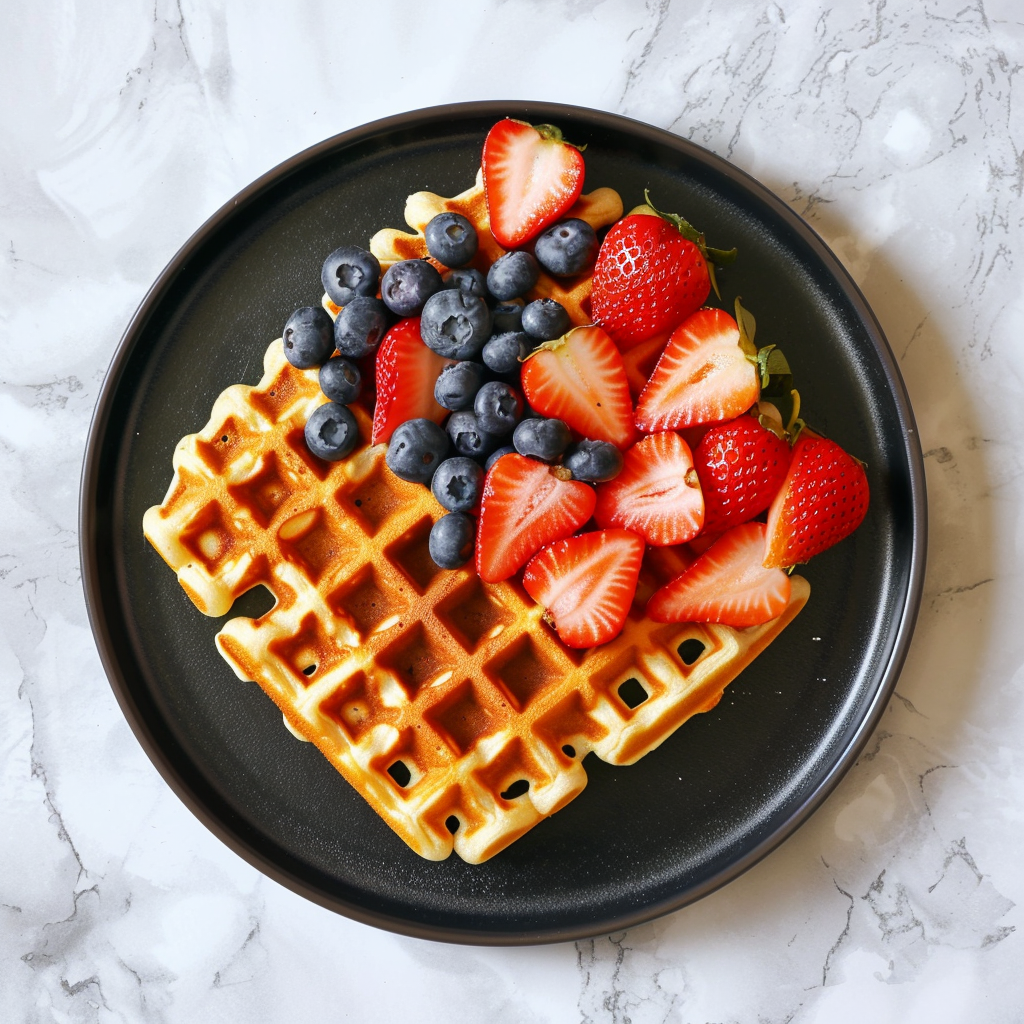 american flag waffle