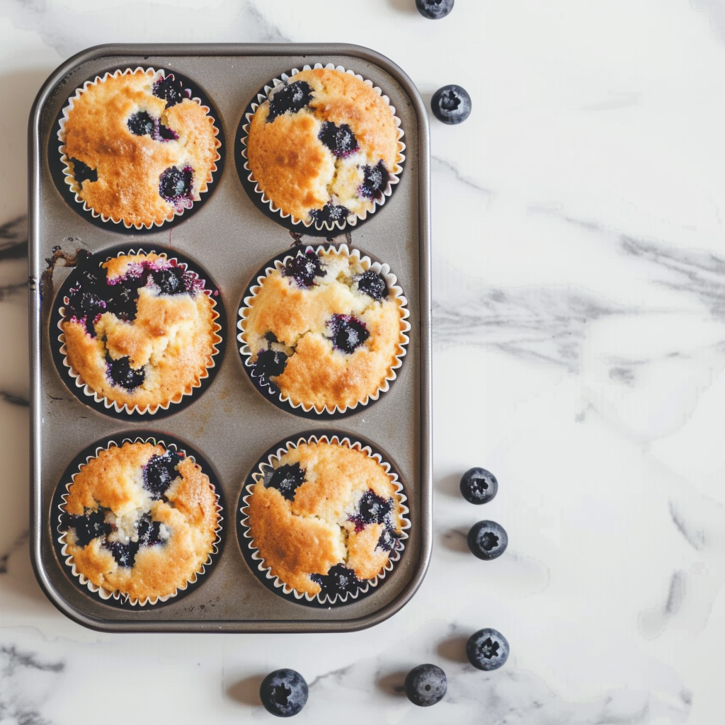 cottage cheese blueberry muffins