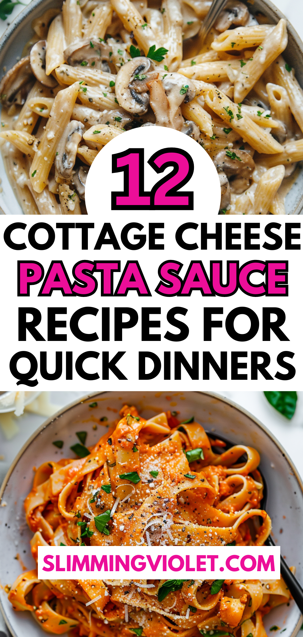 cottage cheese pasta sauce recipes