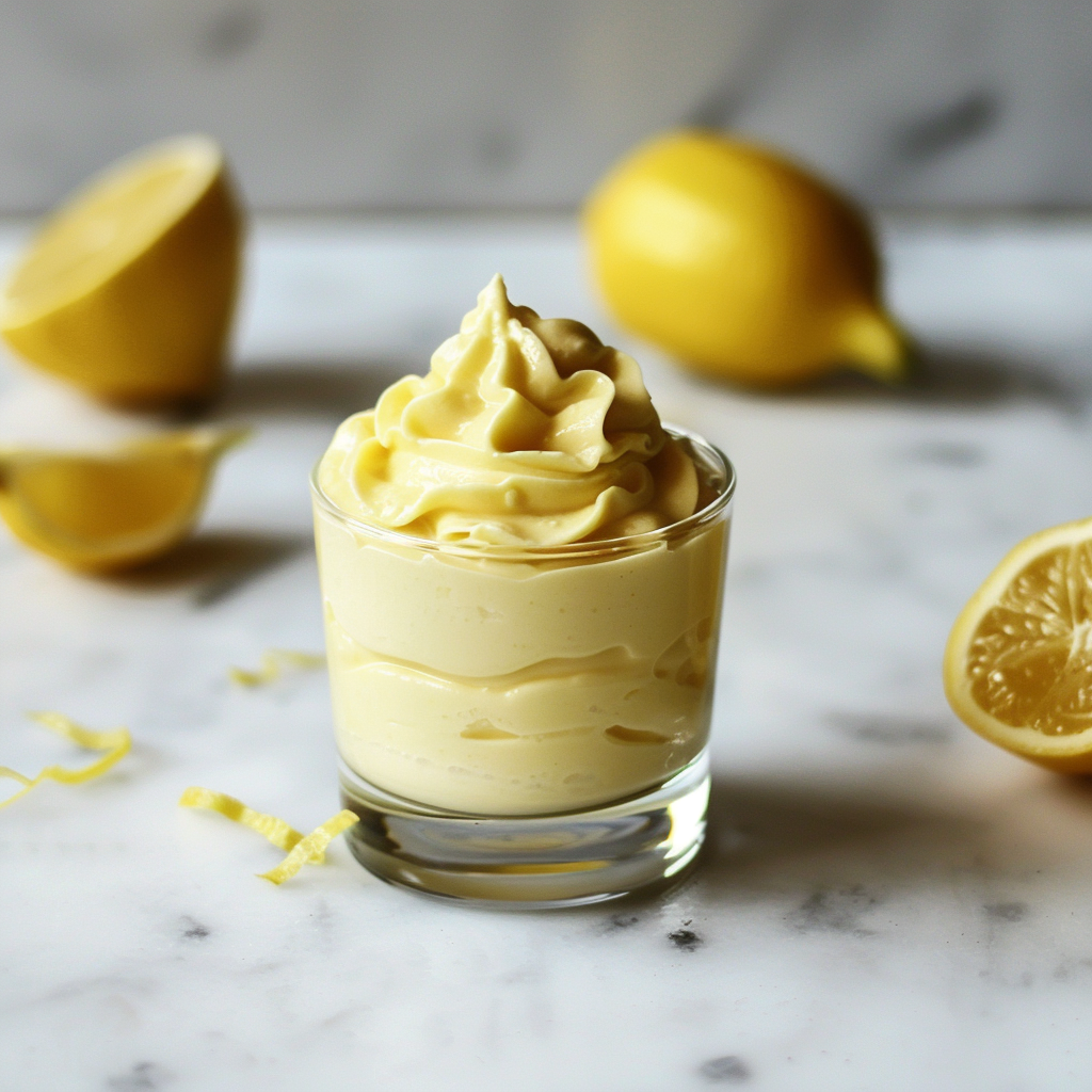 lemon cottage cheese pudding