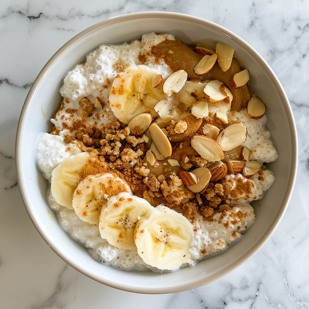 nutty cottage cheese bowl