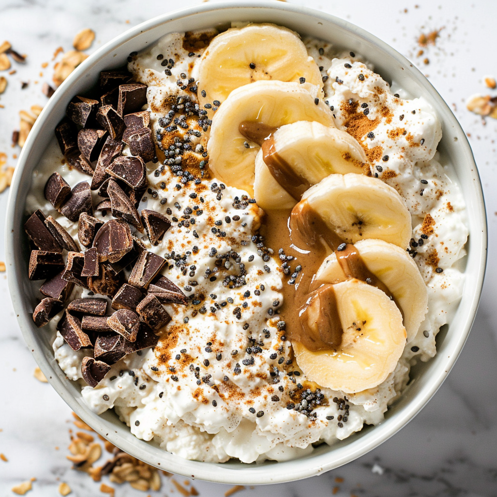 protein cottage cheese bowl