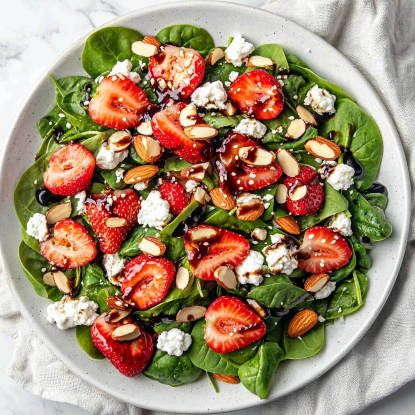 strawberry spinach salad