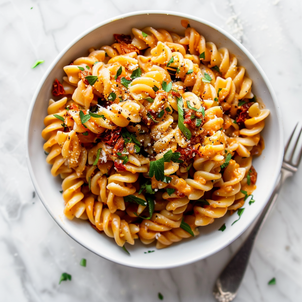 sundried tomato cottage cheese sauce