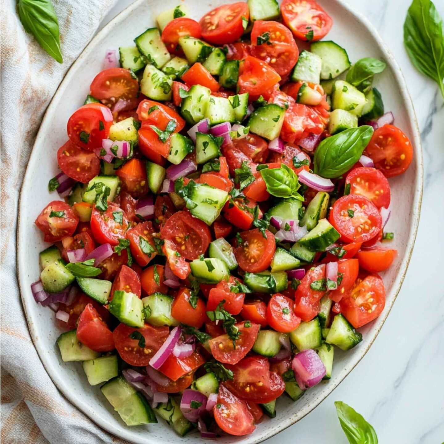 tomato cucumber salad