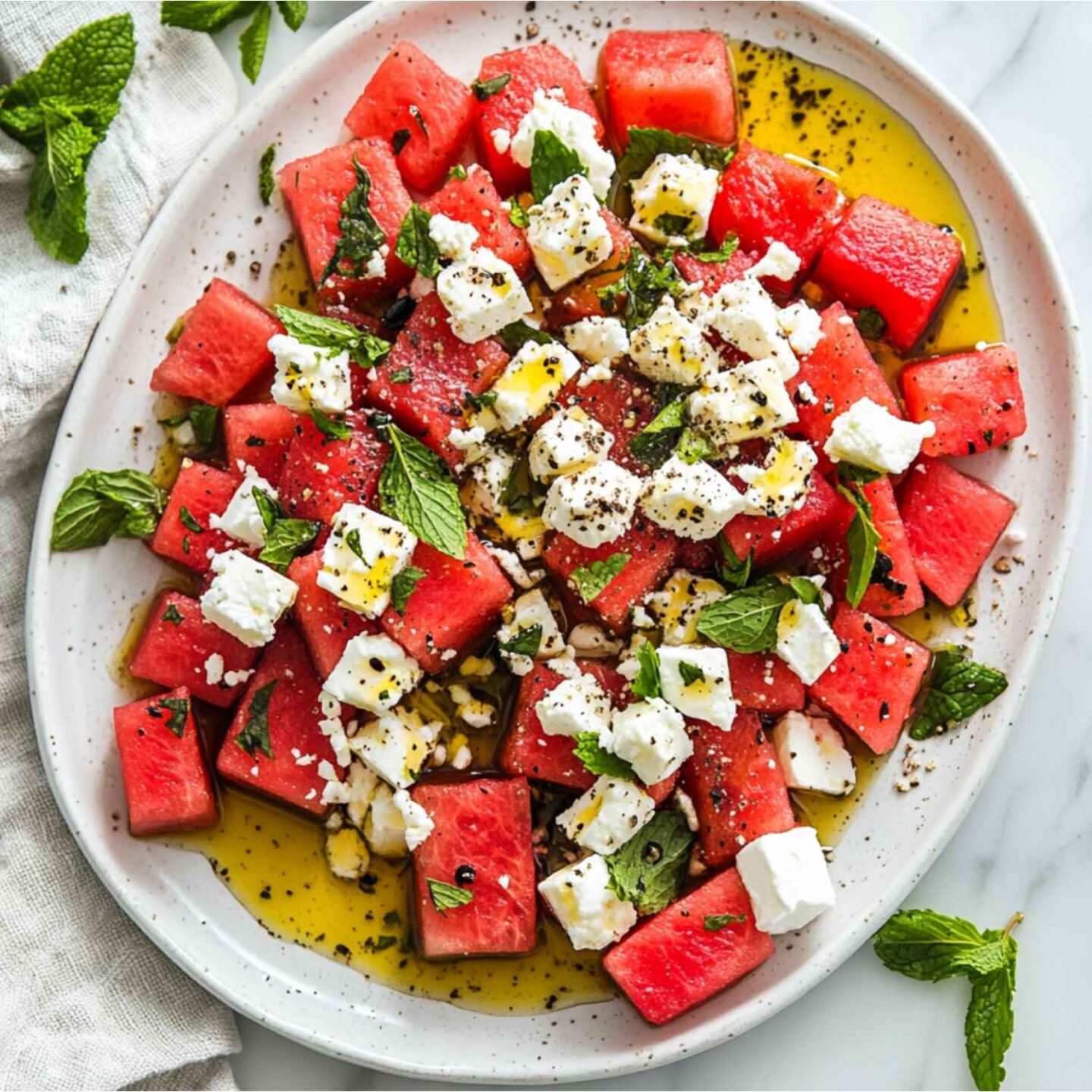 watermelon feta salad