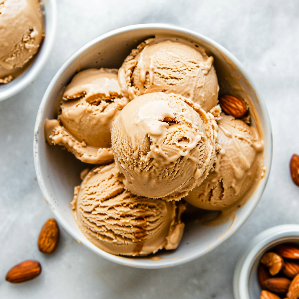 almond butter protein ice cream