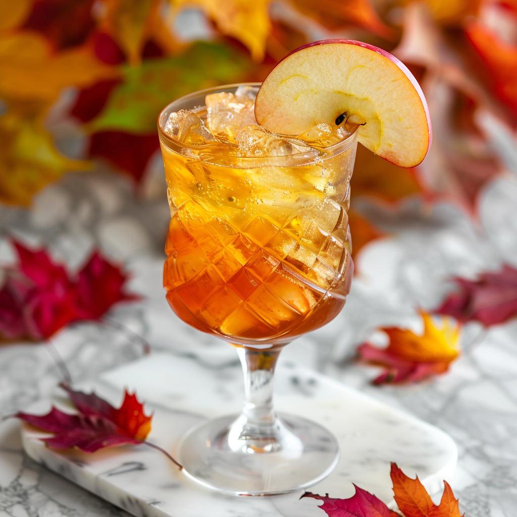 apple cider ginger fizz