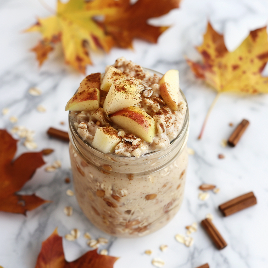 apple cinnamon overnight oats