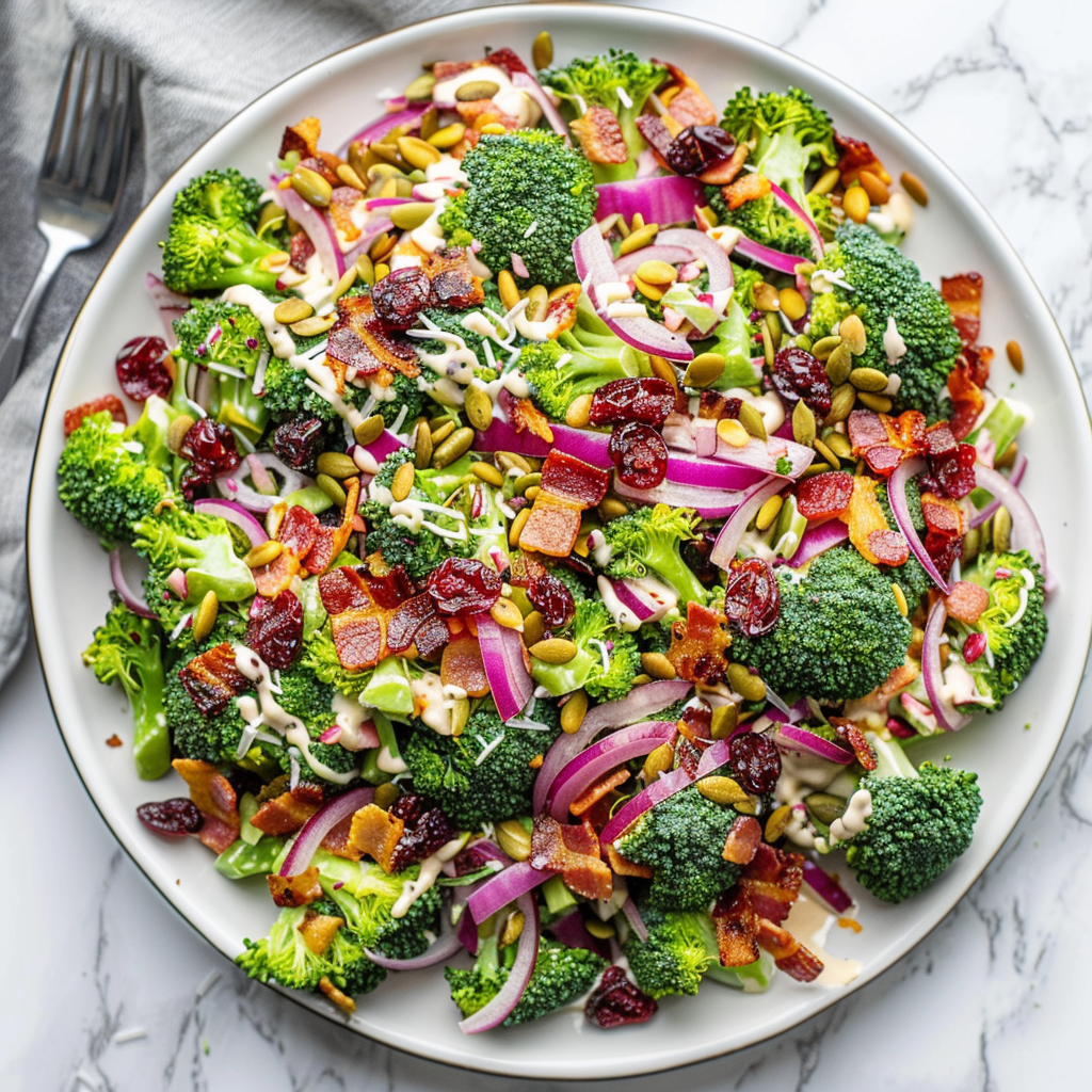 bacon and broccoli salad