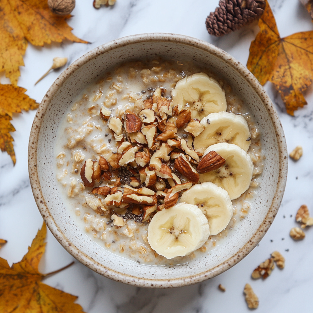 banana nut oatmeal