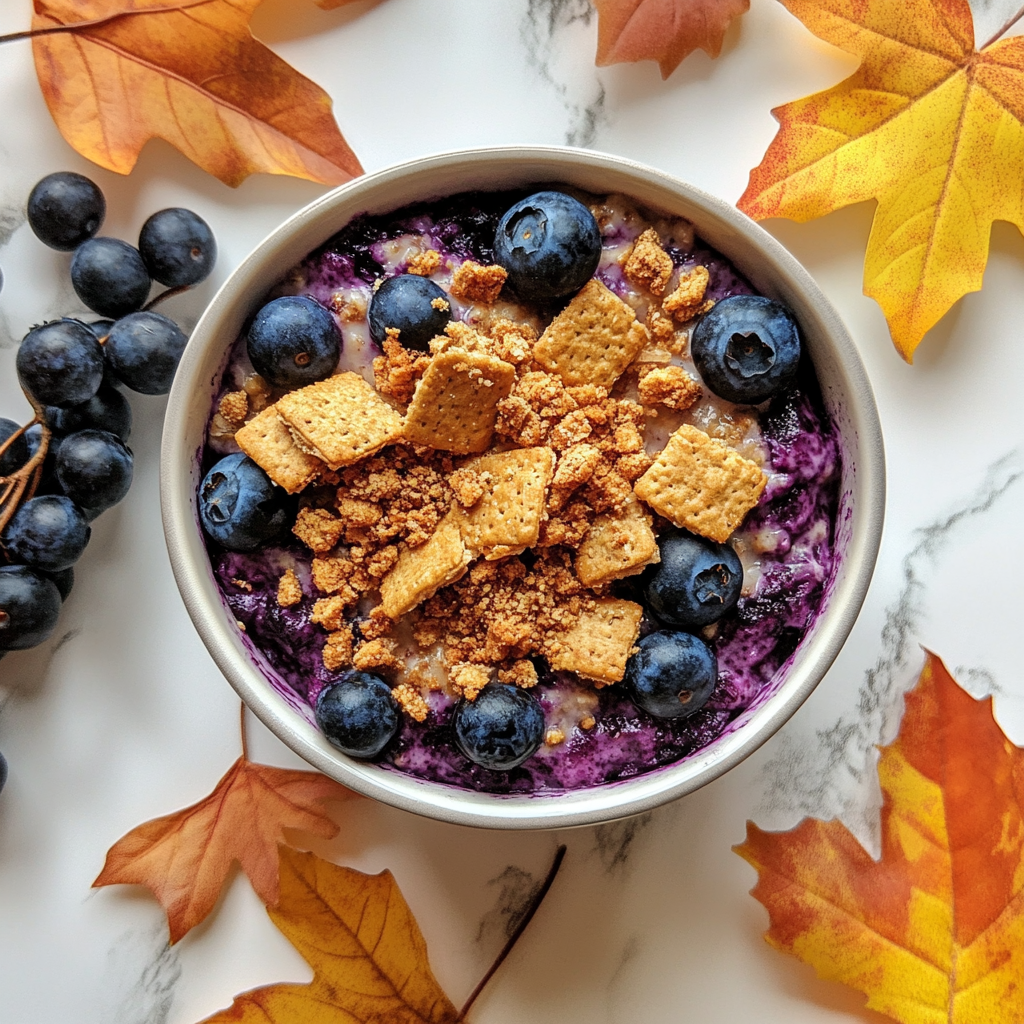 blueberry pie oatmeal