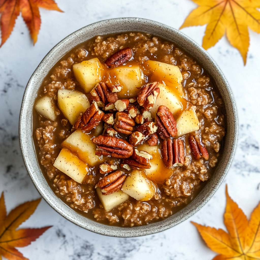 caramel apple oatmeal